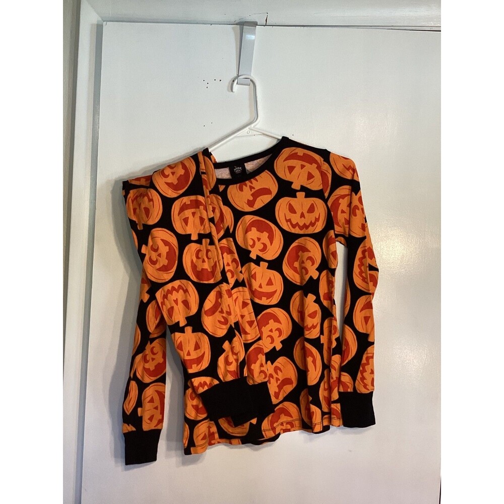 Hyde and Eek Jack o Lantern Pumpkin Halloween pjs small